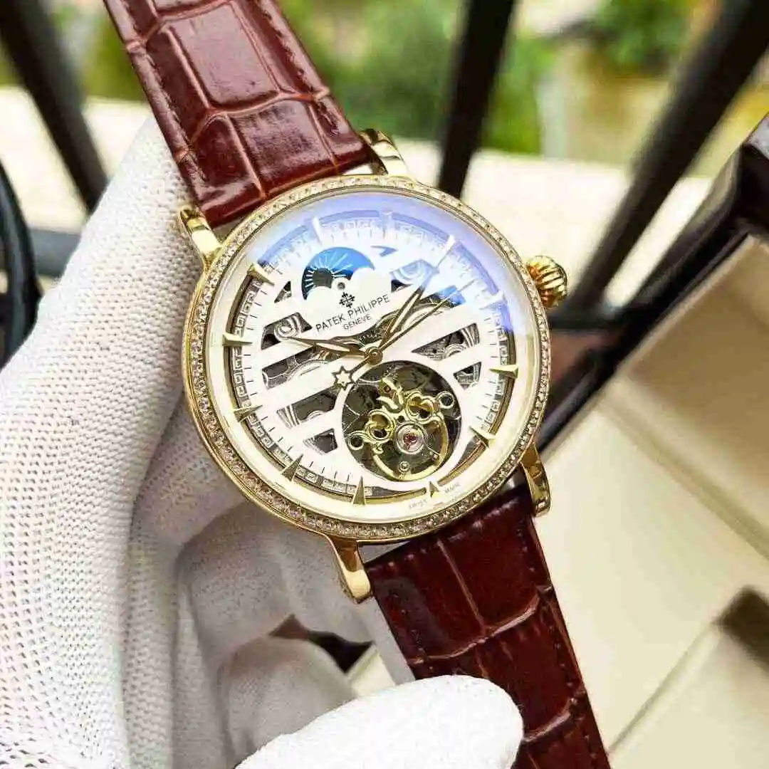 General Watches Patek Philippe Watch Men's Watch Paired with Original Fully Automatic Mechanical Movement Top Grade 316 Precision Steel Case Case with Mineral Super Strong Mirror Diameter 42mm KK05250 view 8