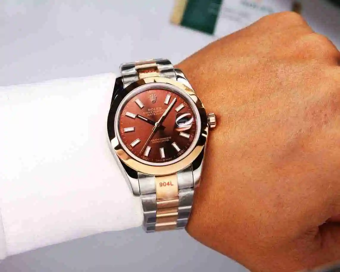 General Watches Rolex Watch Men's Watch Paired with Original Fully Automatic Mechanical Movement Top Grade 316 Precision Steel Case with Mineral Super Strong Mirror Diameter 41mm KK06500 6 view 5