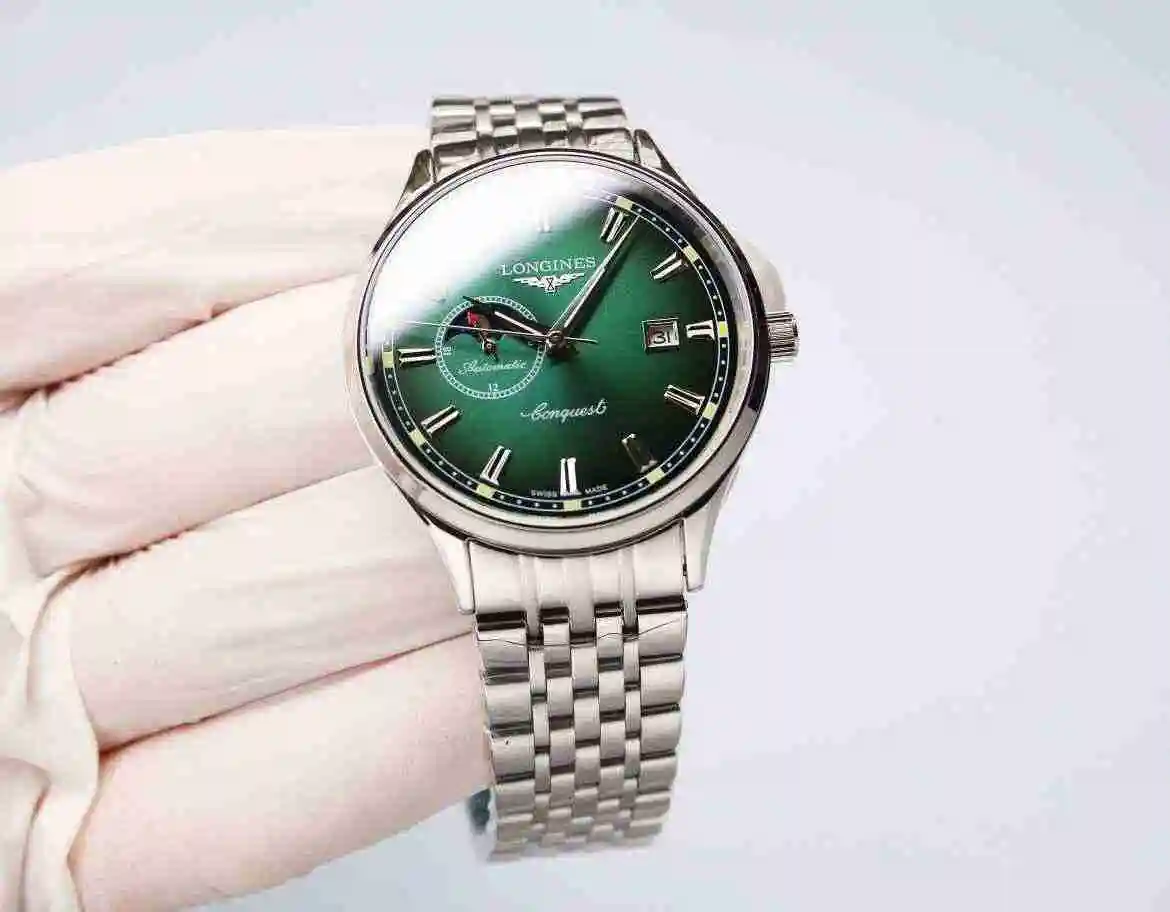 General Watches Longines Watch Men's Watch Paired with Original Fully Automatic Mechanical Movement Top Grade 316 Precision Steel Case with Mineral Super Strong Mirror Diameter 40mm KK06500 4 view 6