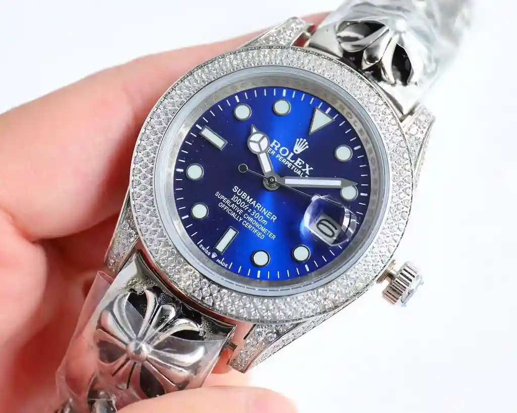 General Watches Rolex watch men's watch with original fully automatic mechanical movement top 316 stainless steel case strap mineral super mirror diameter 40mm KK09800 1 view 6
