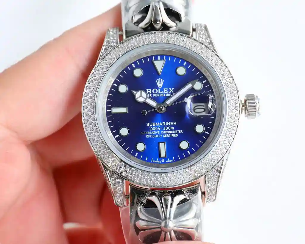 General Watches Rolex watch men's watch with original fully automatic mechanical movement top 316 stainless steel case strap mineral super mirror diameter 40mm KK09800 1 view 7