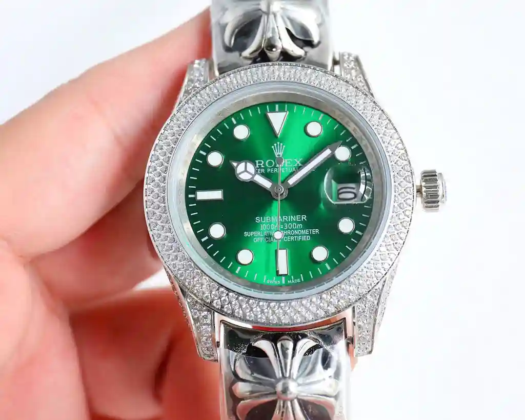 General Watches Rolex watch men's watch with original fully automatic mechanical movement top 316 stainless steel case strap mineral super mirror diameter 40mm KK09800 1 view 9