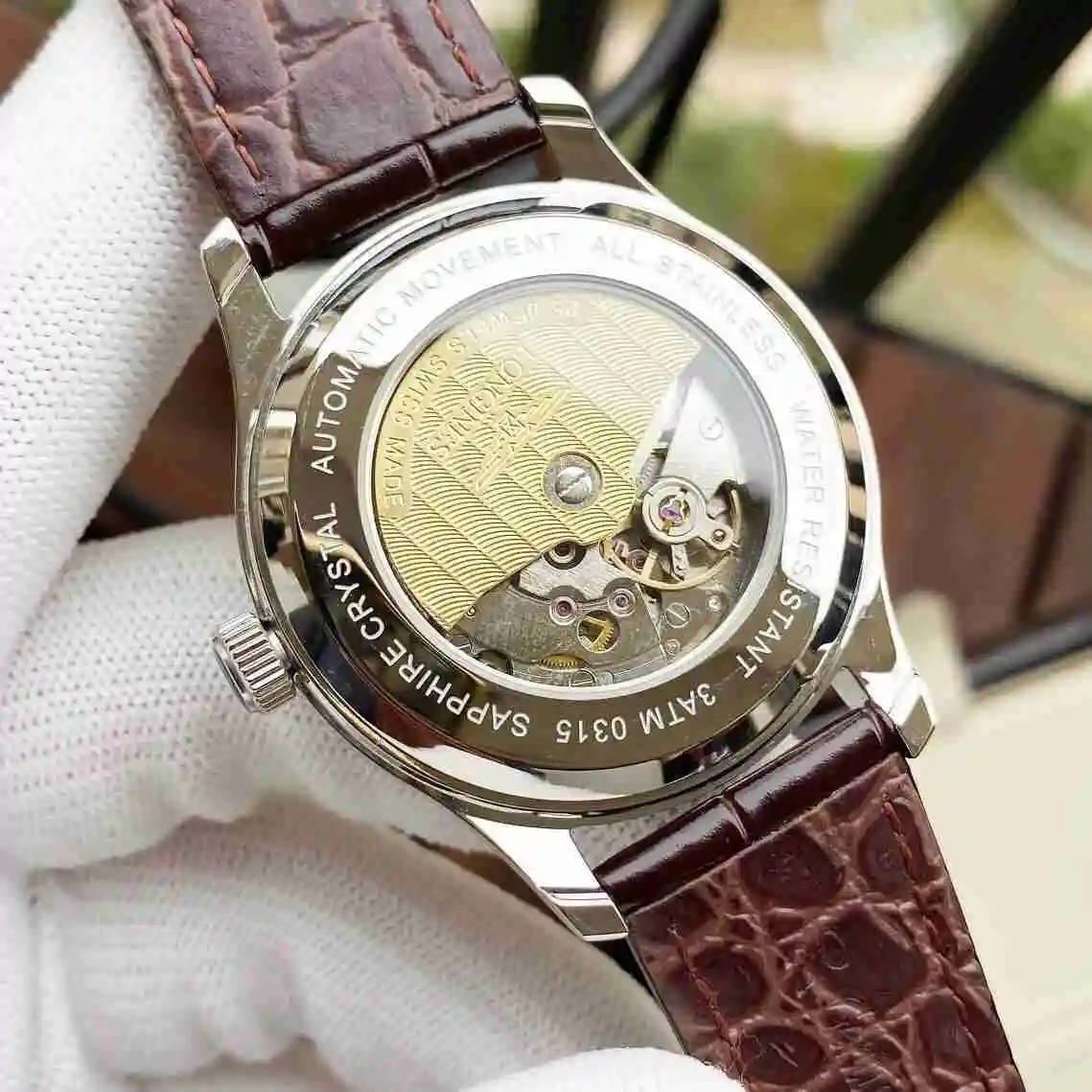 General Watches Longines Watch Men's Watch Paired with Original Fully Automatic Mechanical Movement Top Grade 316 Precision Steel Case with Mineral Super Strong Mirror Diameter 40mm KK04250 4 view 3