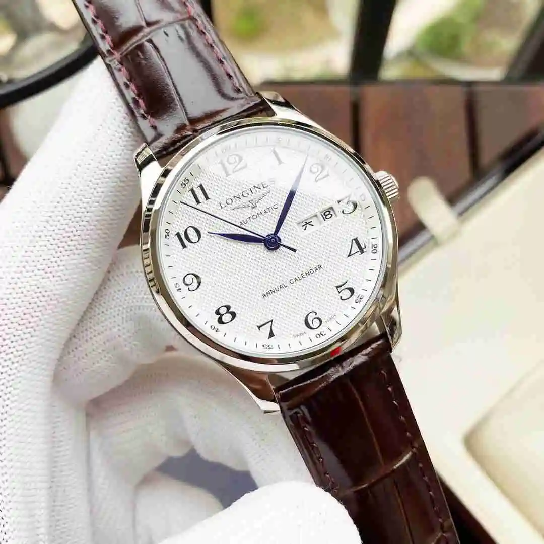 General Watches Longines Watch Men's Watch Paired with Original Fully Automatic Mechanical Movement Top Grade 316 Precision Steel Case with Mineral Super Strong Mirror Diameter 40mm KK04250 4 view 7