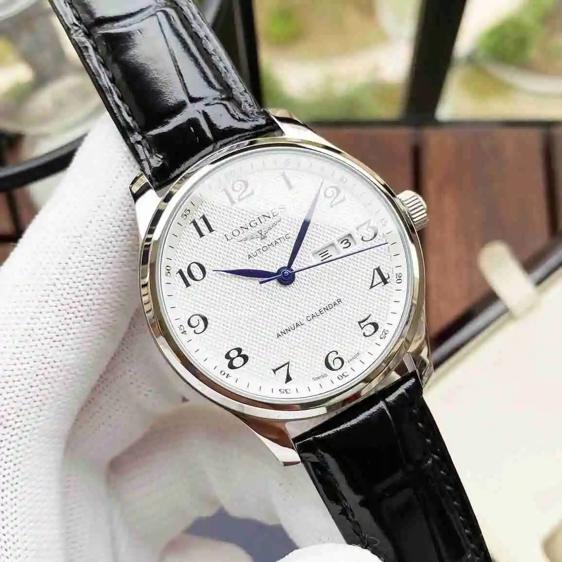 General Watches Longines Watch Men's Watch Paired with Original Fully Automatic Mechanical Movement Top Grade 316 Precision Steel Case with Mineral Super Strong Mirror Diameter 40mm KK04250 4 view 8