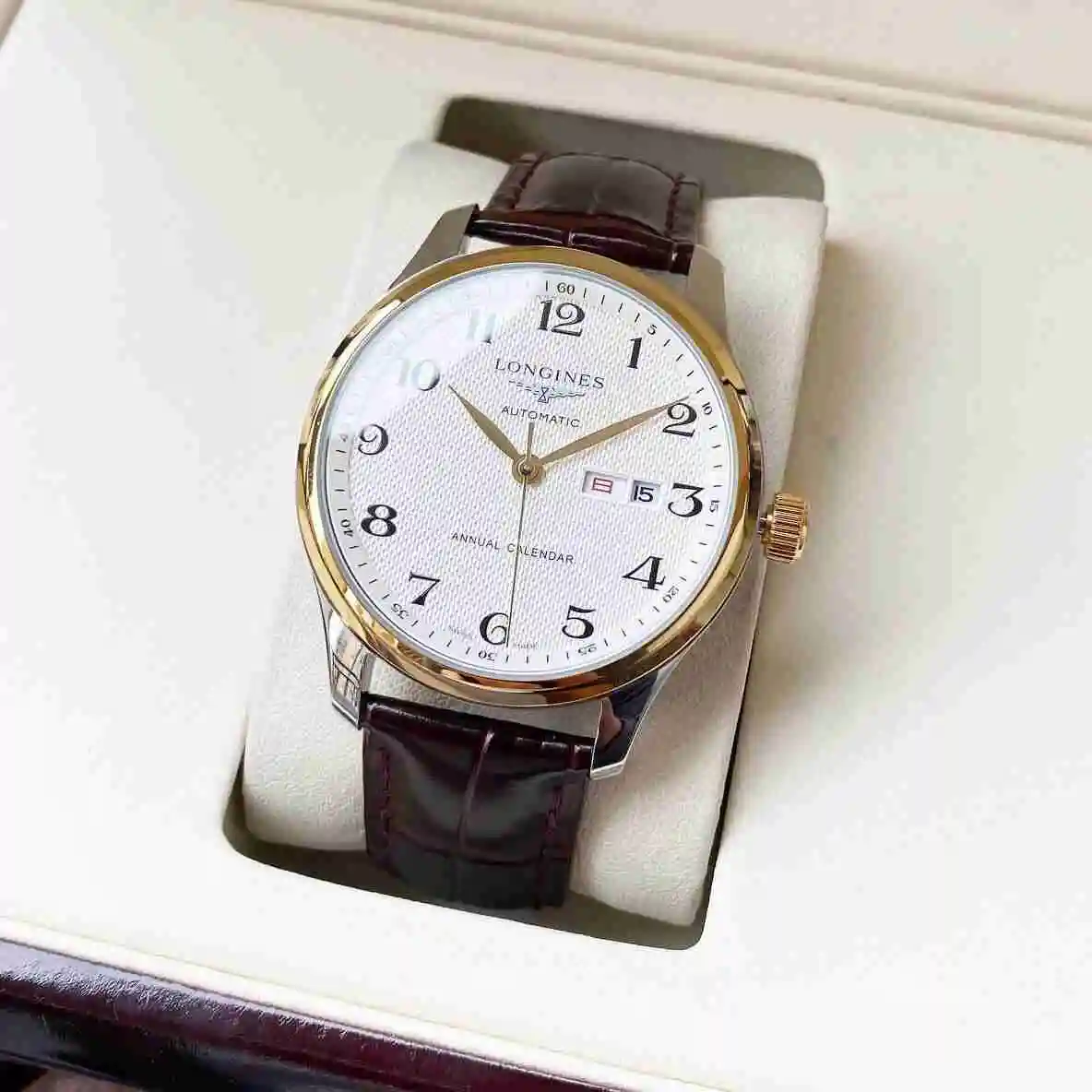 General Watches Longines Watch Men's Watch Paired with Original Fully Automatic Mechanical Movement Top Grade 316 Precision Steel Case with Mineral Super Strong Mirror Diameter 40mm KK04250 4 view 9