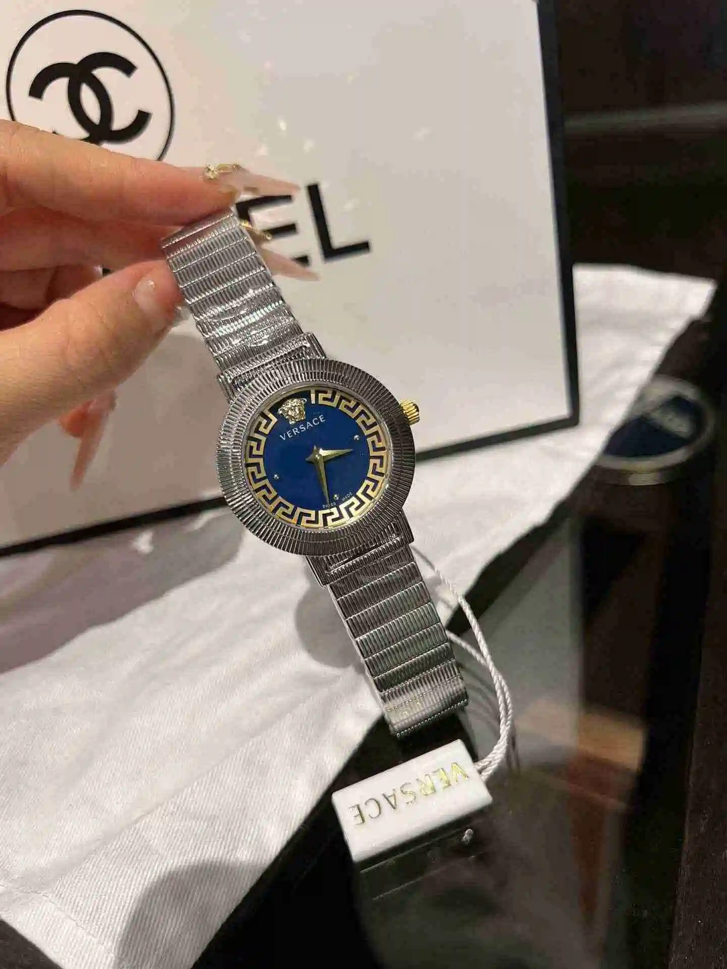General Watches Versace Watch Women's Watch Paired with Original Fully Automatic Mechanical Movement Top Grade 316 Precision Steel Case with Mineral Super Strong Mirror Diameter 36mm kk03100 view 9