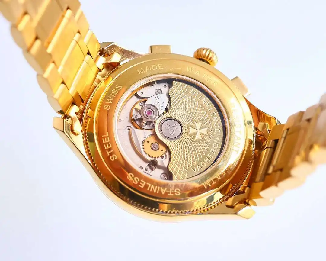 General Watches Vacheron Constantin @Denton watch men's watch with original fully automatic mechanical movement top 316 stainless steel case strap mineral super mirror diameter 40mm KK012500 view 2