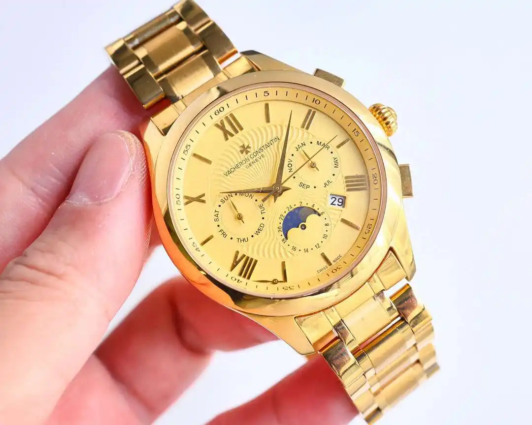General Watches Vacheron Constantin @Denton watch men's watch with original fully automatic mechanical movement top 316 stainless steel case strap mineral super mirror diameter 40mm KK012500 view 7