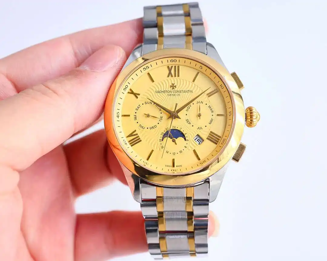 General Watches Vacheron Constantin @Denton watch men's watch with original fully automatic mechanical movement top 316 stainless steel case strap mineral super mirror diameter 40mm KK012500 view 9