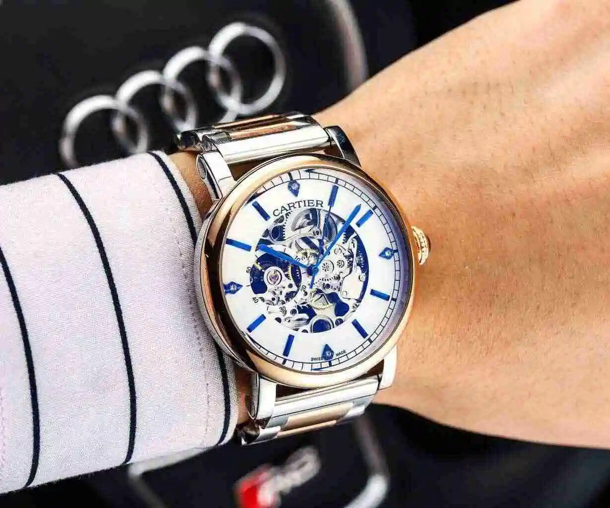General Watches Cartier White 340 Mei 360 Steel+20 Watch view 8
