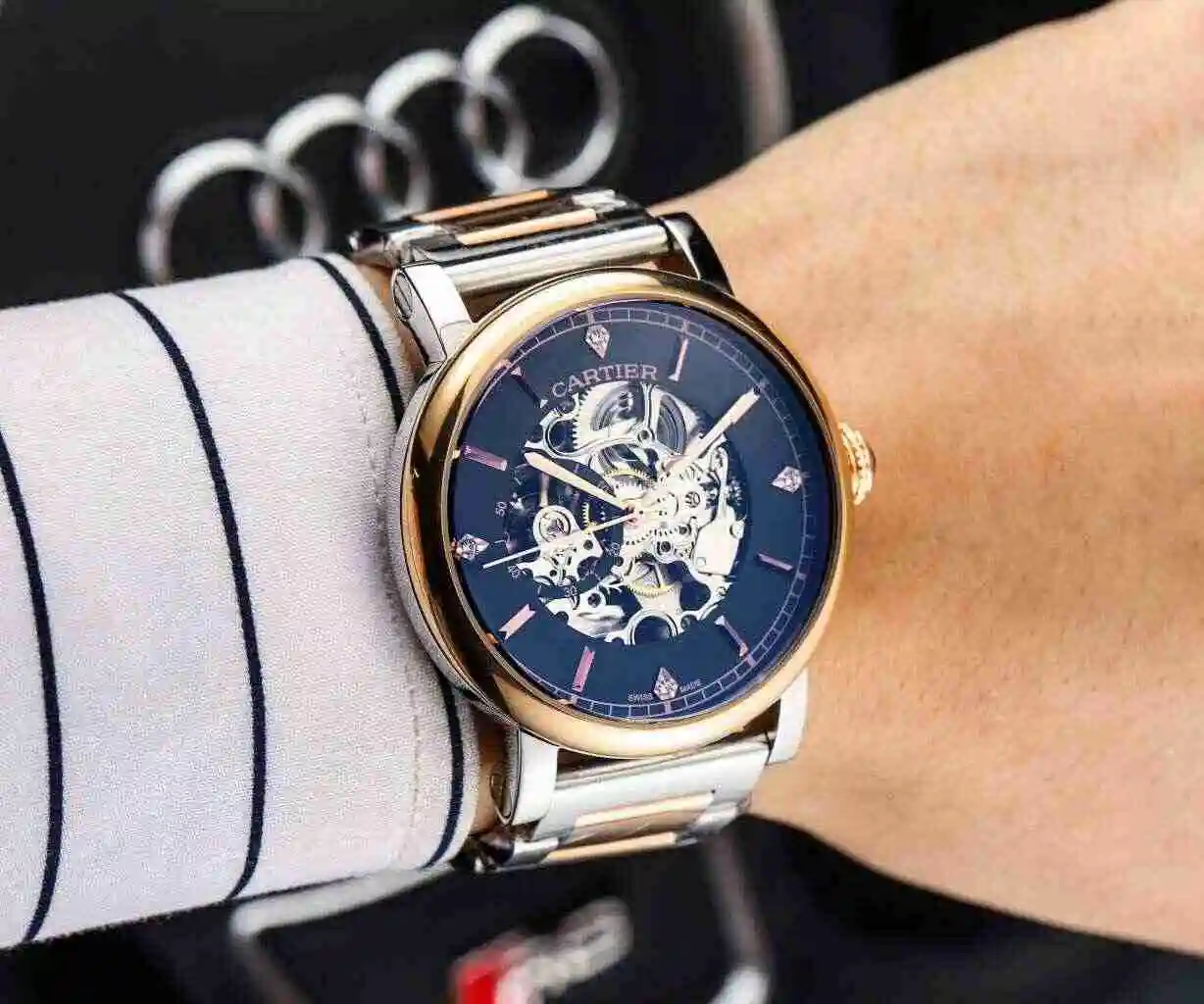General Watches Cartier White 340 Mei 360 Steel+20 Watch view 9