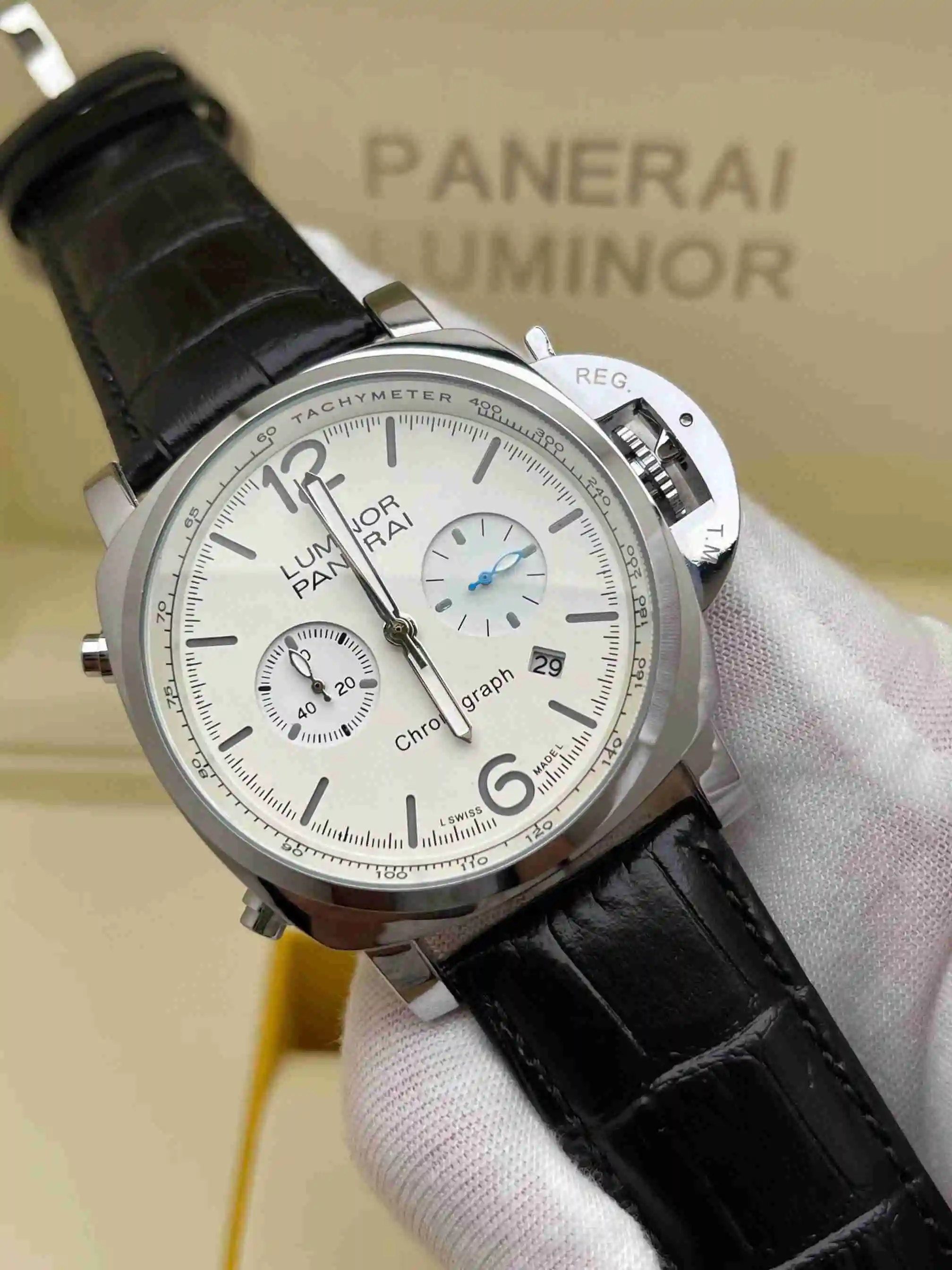 General Watches Panerai Peinahai Watch Men's Watch Paired with Original Fully Automatic Mechanical Movement Top Grade 316 Precision Steel Case with Mineral Super Strong Mirror Diameter 44mm KK02950 3 view 8