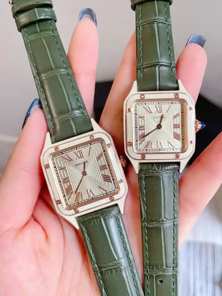 General Watches Cartier Ka@Diya Watch Couple's Watch with Original Fully Automatic Mechanical Movement Top-grade 316 Stainless Steel Case and Strap Mineral Super-Strong Mirror Diameter 32mm for Men and 28mm for Women KK3450 view 4