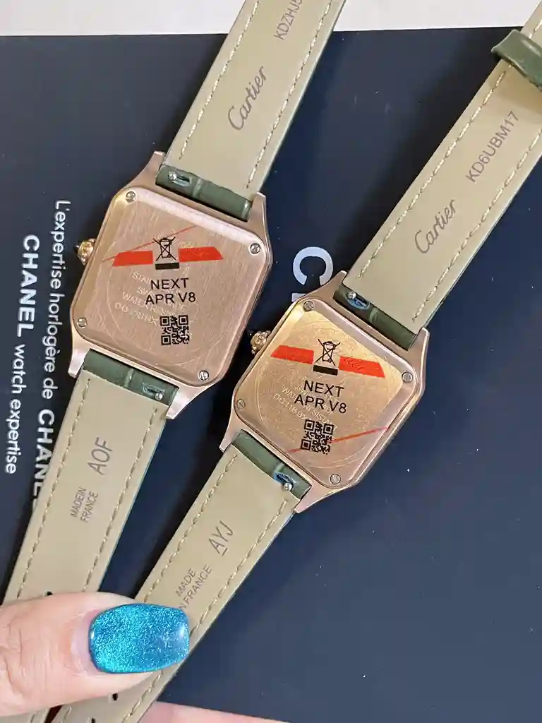 General Watches Cartier Ka@Diya Watch Couple's Watch with Original Fully Automatic Mechanical Movement Top-grade 316 Stainless Steel Case and Strap Mineral Super-Strong Mirror Diameter 32mm for Men and 28mm for Women KK3450 view 5