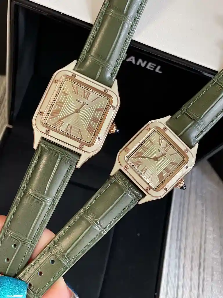 General Watches Cartier Ka@Diya Watch Couple's Watch with Original Fully Automatic Mechanical Movement Top-grade 316 Stainless Steel Case and Strap Mineral Super-Strong Mirror Diameter 32mm for Men and 28mm for Women KK3450 view 7