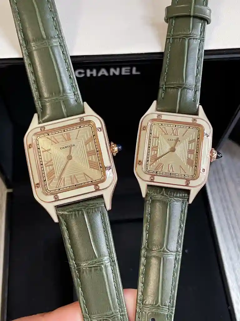 General Watches Cartier Ka@Diya Watch Couple's Watch with Original Fully Automatic Mechanical Movement Top-grade 316 Stainless Steel Case and Strap Mineral Super-Strong Mirror Diameter 32mm for Men and 28mm for Women KK3450 view 8
