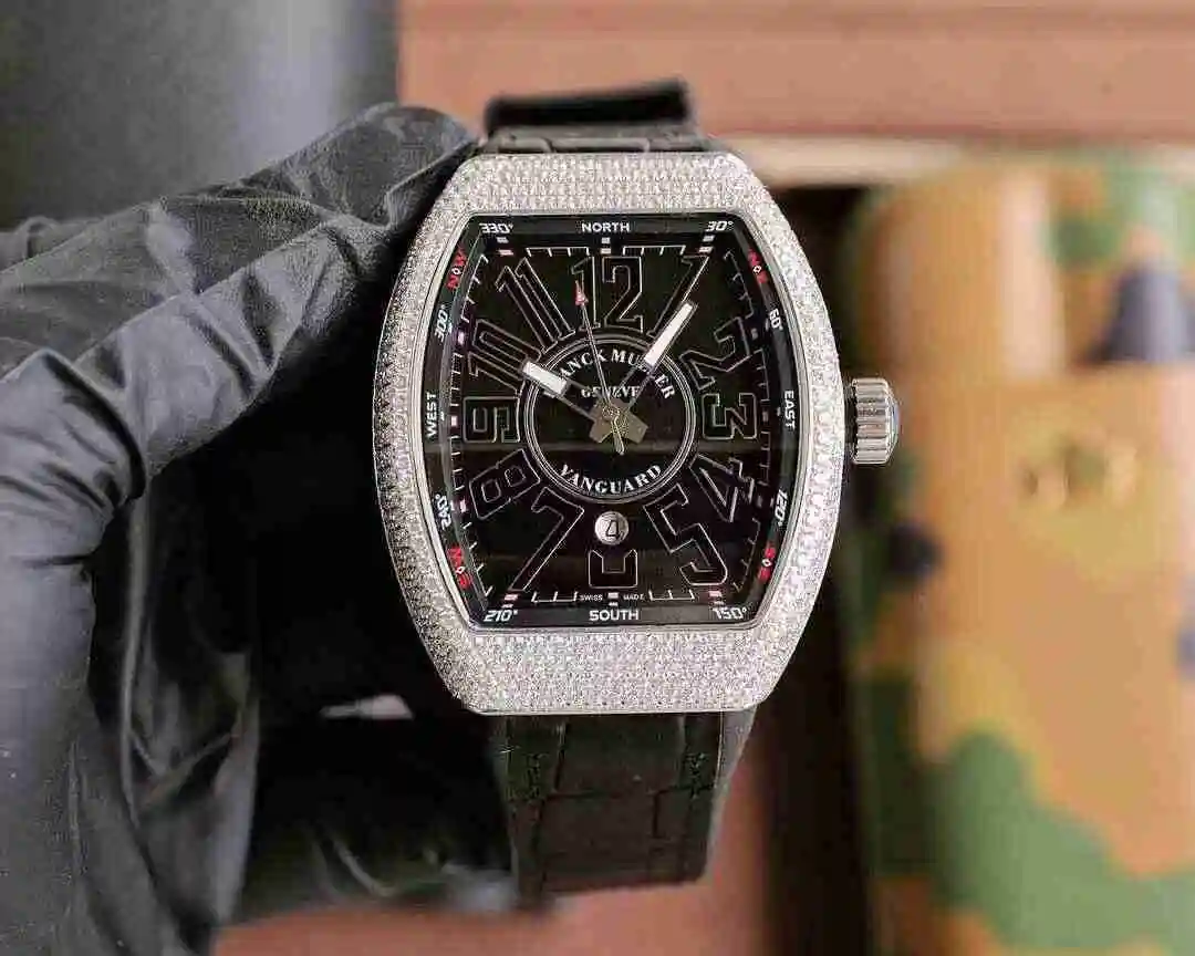 General Watches Franck Muller Frank Watch Men's Watch Paired with Original Fully Automatic Mechanical Movement Top Grade 316 Precision Steel Case with Mineral Super Strong Mirror Diameter 544215mm kk07650 1 view 2