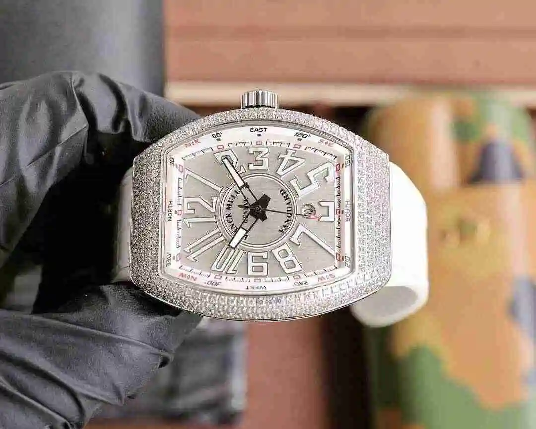 General Watches Franck Muller Frank Watch Men's Watch Paired with Original Fully Automatic Mechanical Movement Top Grade 316 Precision Steel Case with Mineral Super Strong Mirror Diameter 544215mm kk07650 1 view 7
