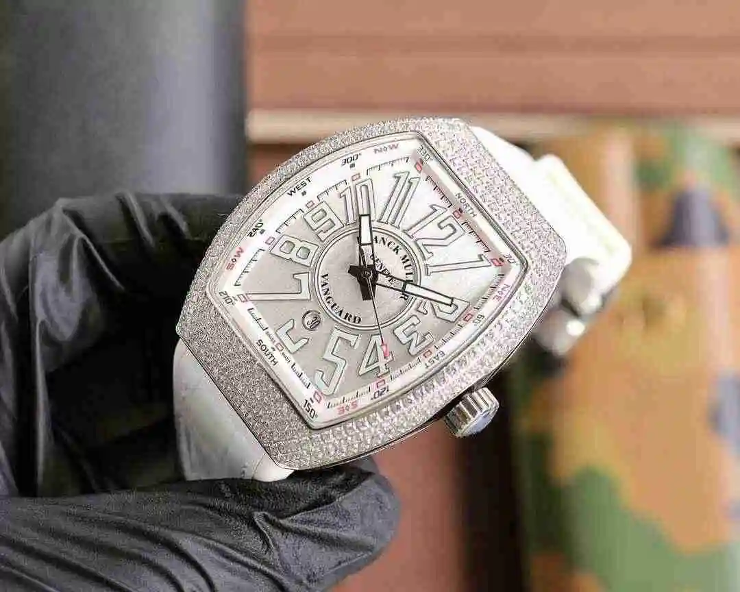General Watches Franck Muller Frank Watch Men's Watch Paired with Original Fully Automatic Mechanical Movement Top Grade 316 Precision Steel Case with Mineral Super Strong Mirror Diameter 544215mm kk07650 1 view 9