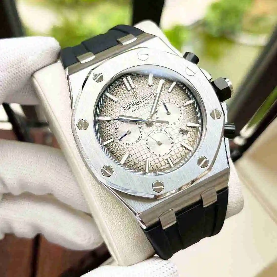 General Watches Audemars Piguet Aibi Watch Men's Watch Paired with Original Fully Automatic Mechanical Movement, Top Grade 316 Precision Steel Case with Mineral Super Strong Mirror Diameter 44mm KK05850 1 view 7