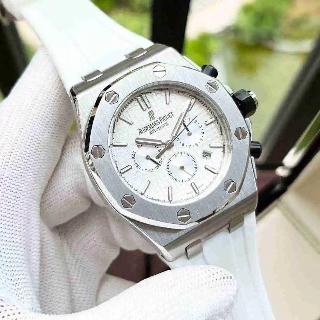 General Watches Audemars Piguet Aibi Watch Men's Watch Paired with Original Fully Automatic Mechanical Movement, Top Grade 316 Precision Steel Case with Mineral Super Strong Mirror Diameter 44mm KK05850 1 view 8