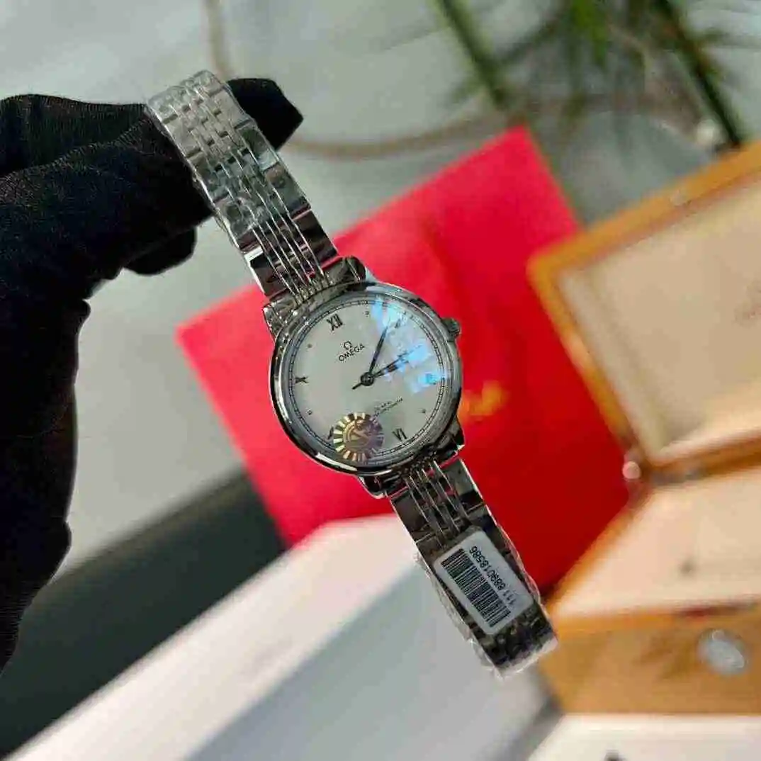 General Watches Omega Watch Women's Watch Paired with Original Fully Automatic Mechanical Movement Top Grade 316 Precision Steel Case with Mineral Super Strong Mirror Diameter 34mm KK02450 view 3