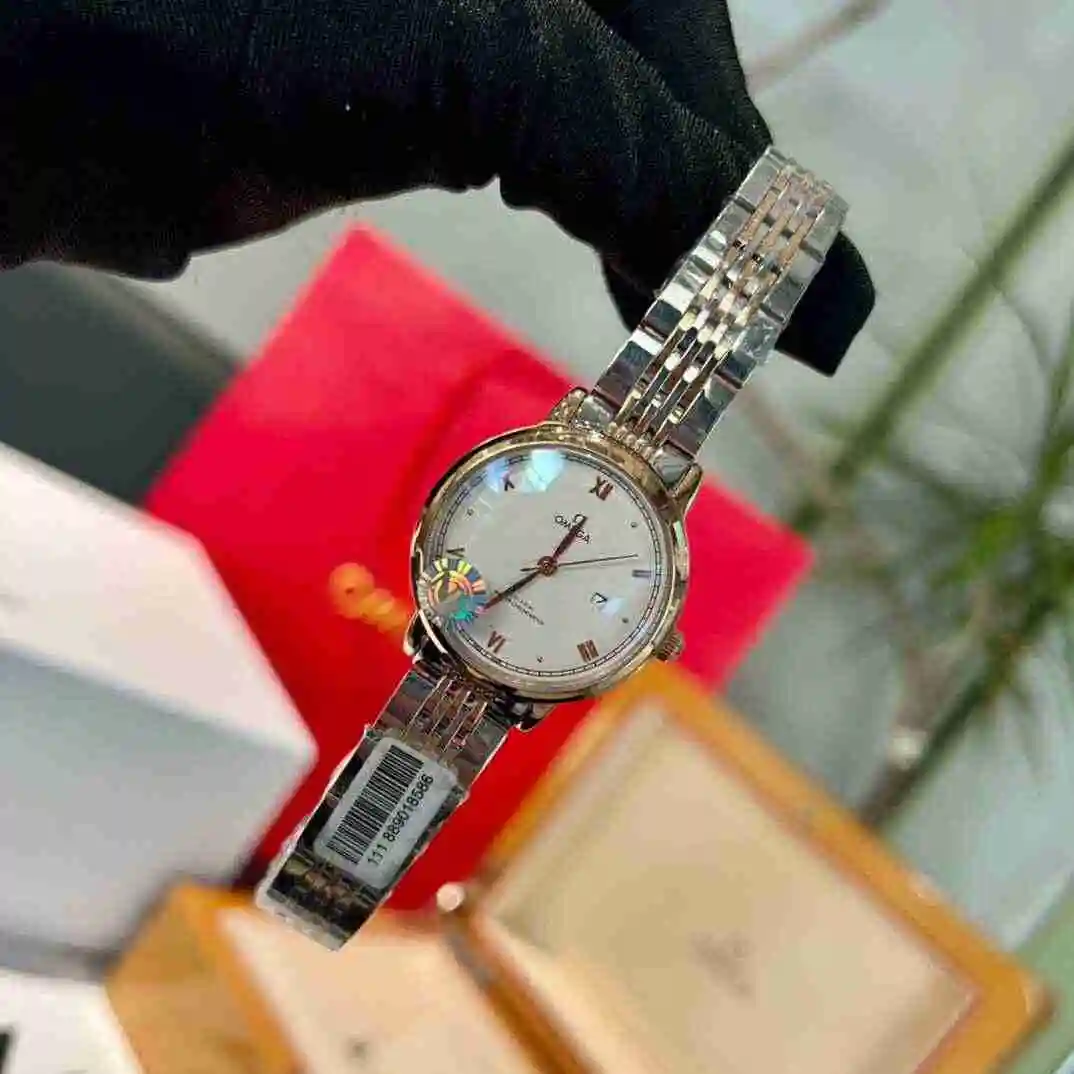 General Watches Omega Watch Women's Watch Paired with Original Fully Automatic Mechanical Movement Top Grade 316 Precision Steel Case with Mineral Super Strong Mirror Diameter 34mm KK02450 view 5