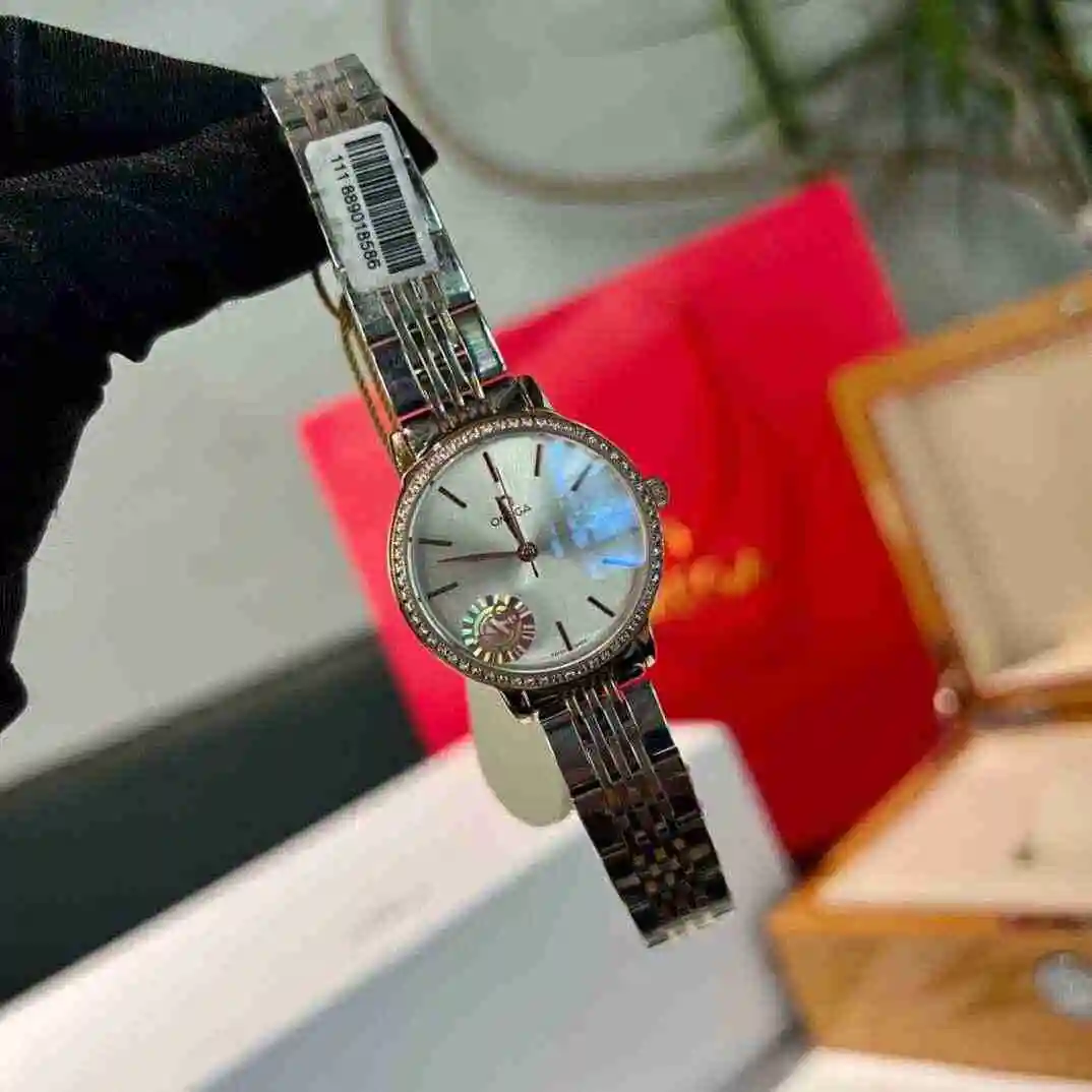 General Watches Omega Watch Women's Watch Paired with Original Fully Automatic Mechanical Movement Top Grade 316 Precision Steel Case with Mineral Super Strong Mirror Diameter 34mm KK02450 view 8