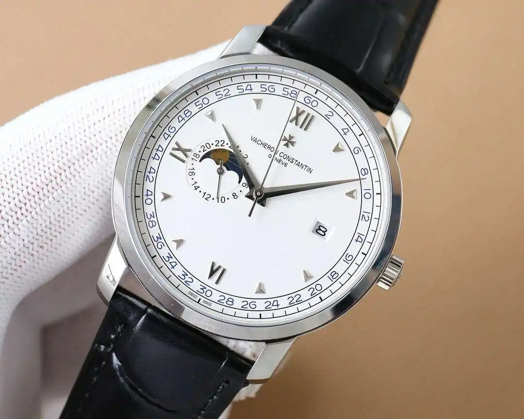 General Watches Watch, men's watch with original fully automatic mechanical movement, top-grade 316 stainless steel case and strap, mineral super mirror, diameter 41cm KK07850 view 9