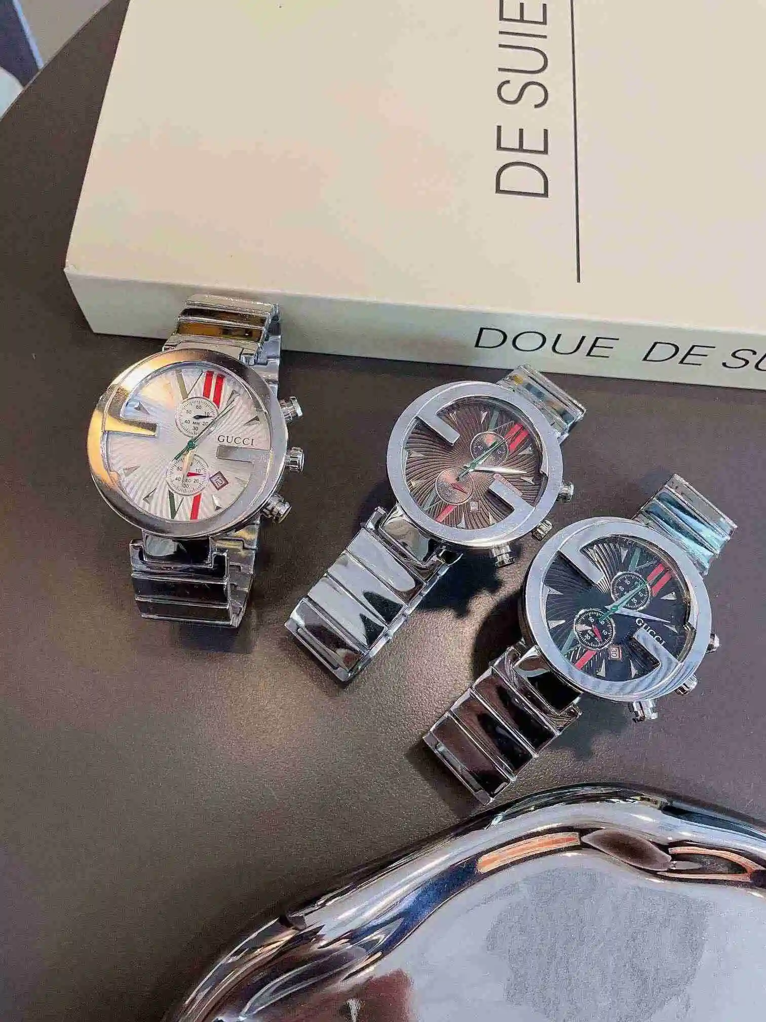 General Watches Gucci GUCCI Watch Couple Watch Paired with Original Fully Automatic Mechanical Movement Top grade 316 Precision Steel Case with Mineral Super Strong Mirror Diameter 45mm KK view 2