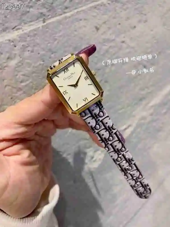 General Watches DIOR Dior Watch Women's Watch Paired with Original Fully Automatic Mechanical Movement Top Grade 316 Precision Steel Case with Mineral Super Strong Mirror Diameter 26X32cm KK02650 1 view 5