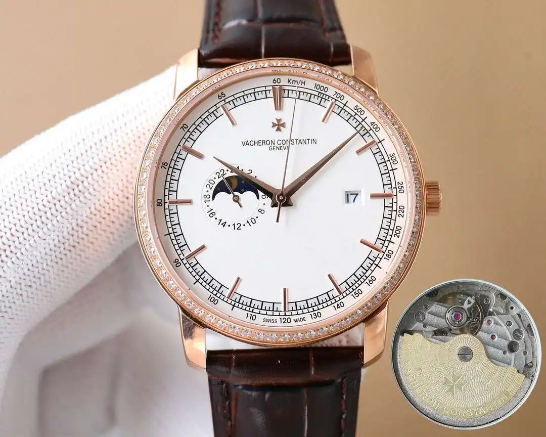 General Watches Watch, men's watch with original fully automatic mechanical movement, top-grade 316 stainless steel case and strap, mineral super mirror, diameter 41cm KK07850 3 view 5