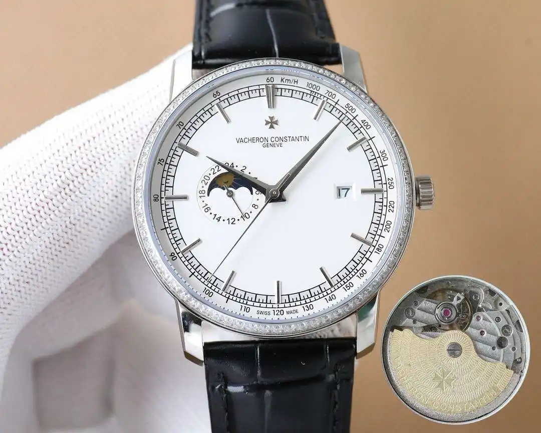 General Watches Watch, men's watch with original fully automatic mechanical movement, top-grade 316 stainless steel case and strap, mineral super mirror, diameter 41cm KK07850 3 view 6