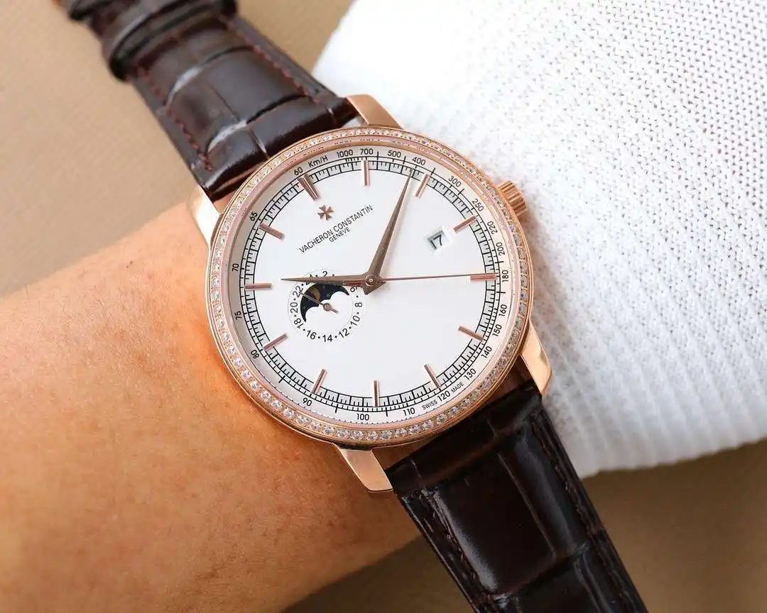 General Watches Watch, men's watch with original fully automatic mechanical movement, top-grade 316 stainless steel case and strap, mineral super mirror, diameter 41cm KK07850 3 view 7