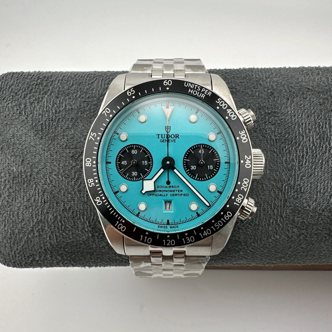 Tudor Black Dial Stainless Steel Automatic Watch view 1