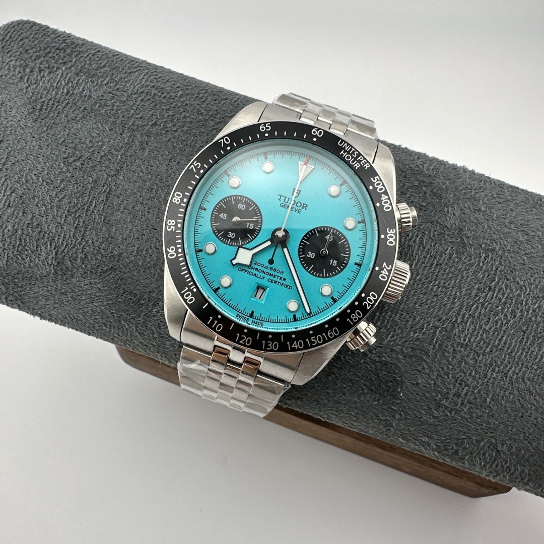 Tudor Black Dial Stainless Steel Automatic Watch view 5
