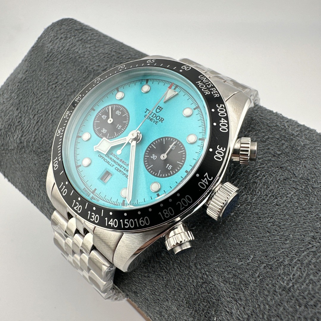 Tudor Black Dial Stainless Steel Automatic Watch view 7