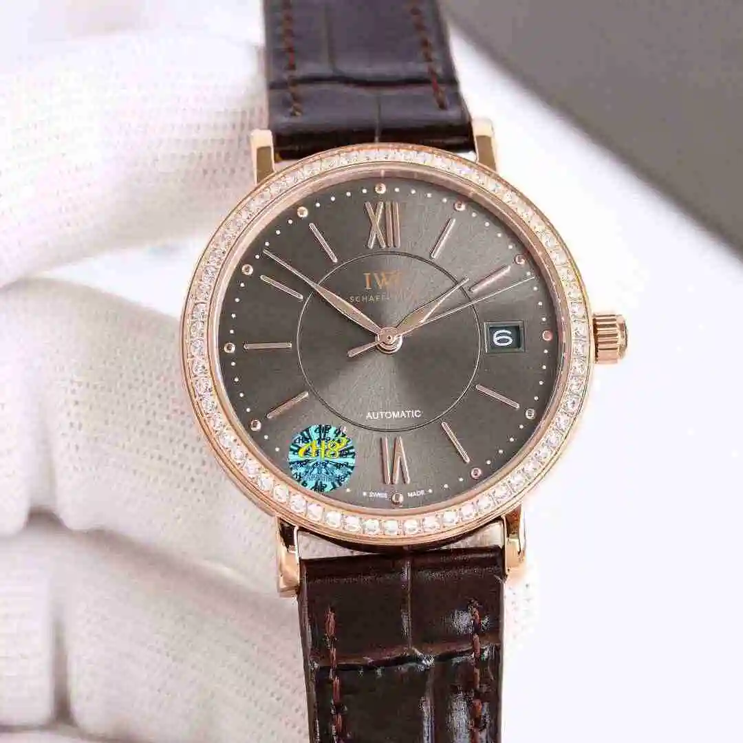 General Watches IWC Wanguo Watch Women's Watch Paired with Original Fully Automatic Mechanical Movement Top Grade 316 Precision Steel Case with Mineral Super Strong Mirror Diameter 37mm kk09800 2 view 4