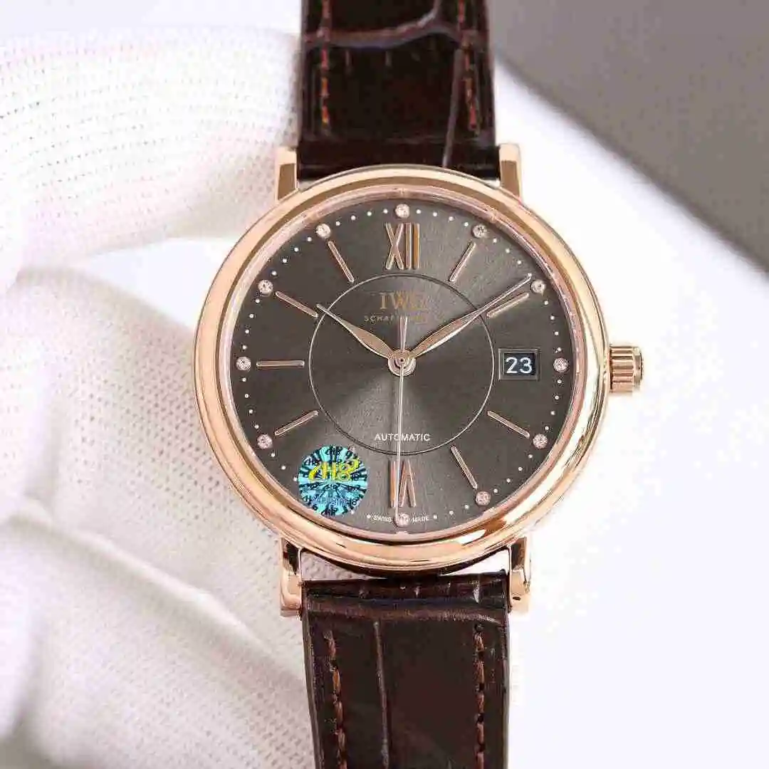 General Watches IWC Wanguo Watch Women's Watch Paired with Original Fully Automatic Mechanical Movement Top Grade 316 Precision Steel Case with Mineral Super Strong Mirror Diameter 37mm kk09800 2 view 5