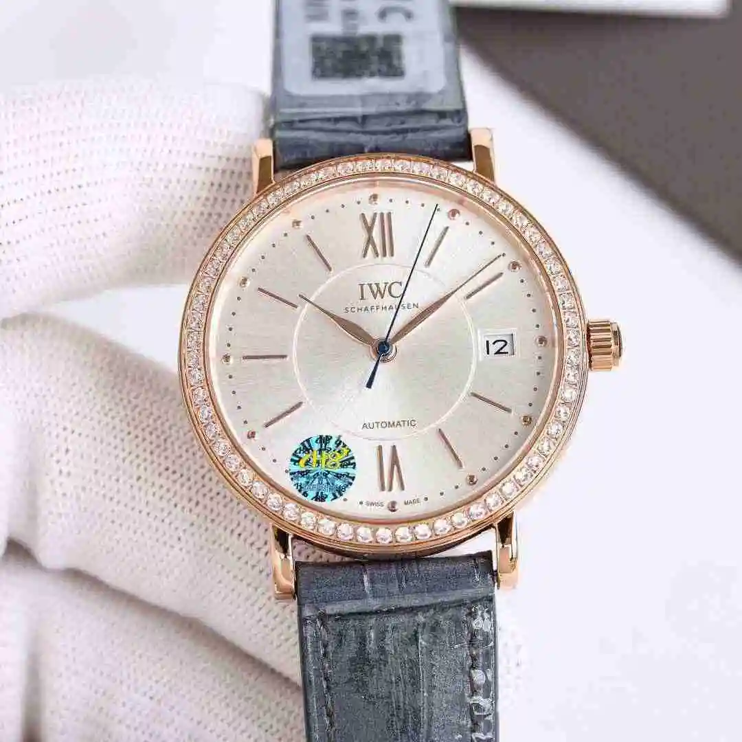 General Watches IWC Wanguo Watch Women's Watch Paired with Original Fully Automatic Mechanical Movement Top Grade 316 Precision Steel Case with Mineral Super Strong Mirror Diameter 37mm kk09800 2 view 7