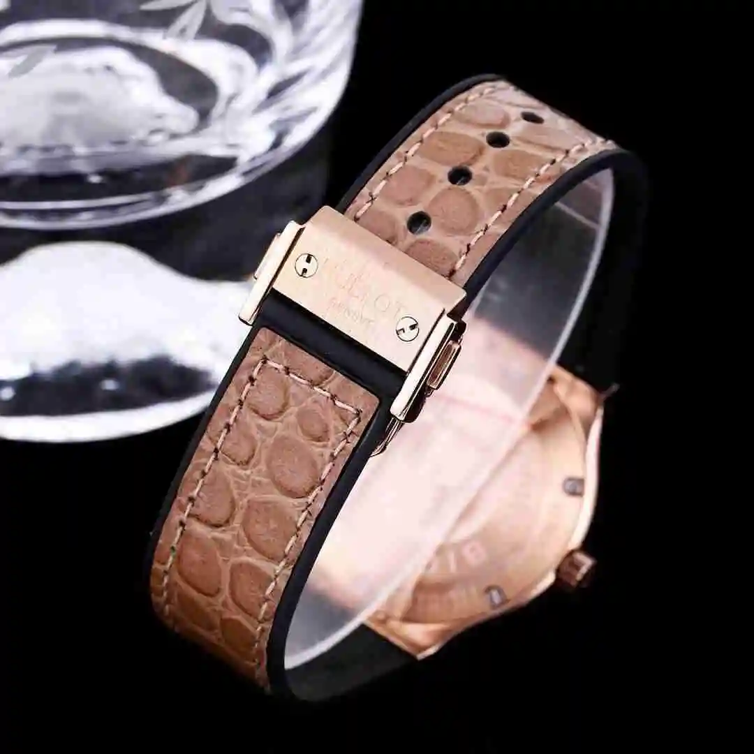 General Watches Hublot Yubo Watch Women's Watch Paired with Original Fully Automatic Mechanical Movement Top Grade 316 Precision Steel Case with Mineral Super Strong Mirror Diameter 40mm KK03350 view 2