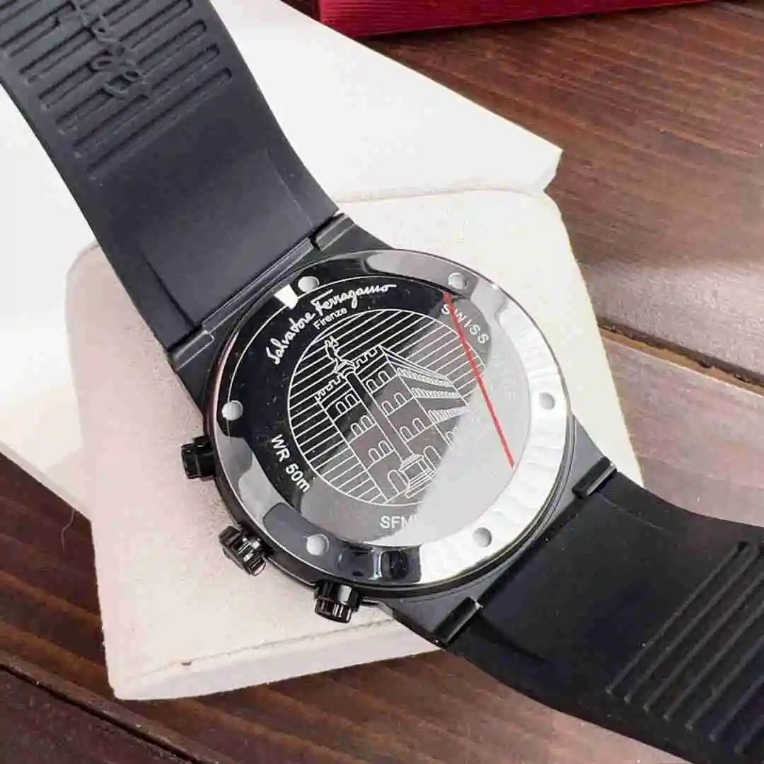 General Watches Ferragamo Watch Men's Watch Paired with Original Fully Automatic Mechanical Movement Top Grade 316 Precision Steel Case Case with Mineral Super Strong Mirror Diameter 41mm KK09800 6 view 3