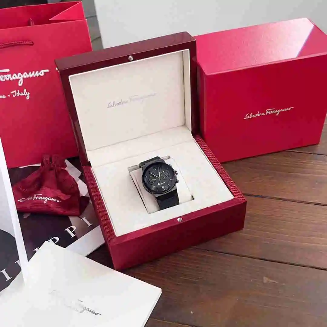 General Watches Ferragamo Watch Men's Watch Paired with Original Fully Automatic Mechanical Movement Top Grade 316 Precision Steel Case Case with Mineral Super Strong Mirror Diameter 41mm KK09800 6 view 9