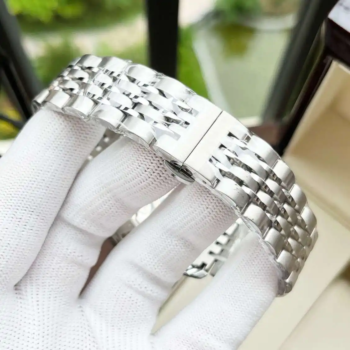 General Watches Watch, men's watch with original fully automatic mechanical movement, top 316 stainless steel case and strap, mineral super mirror, diameter 40mm KK ) view 2