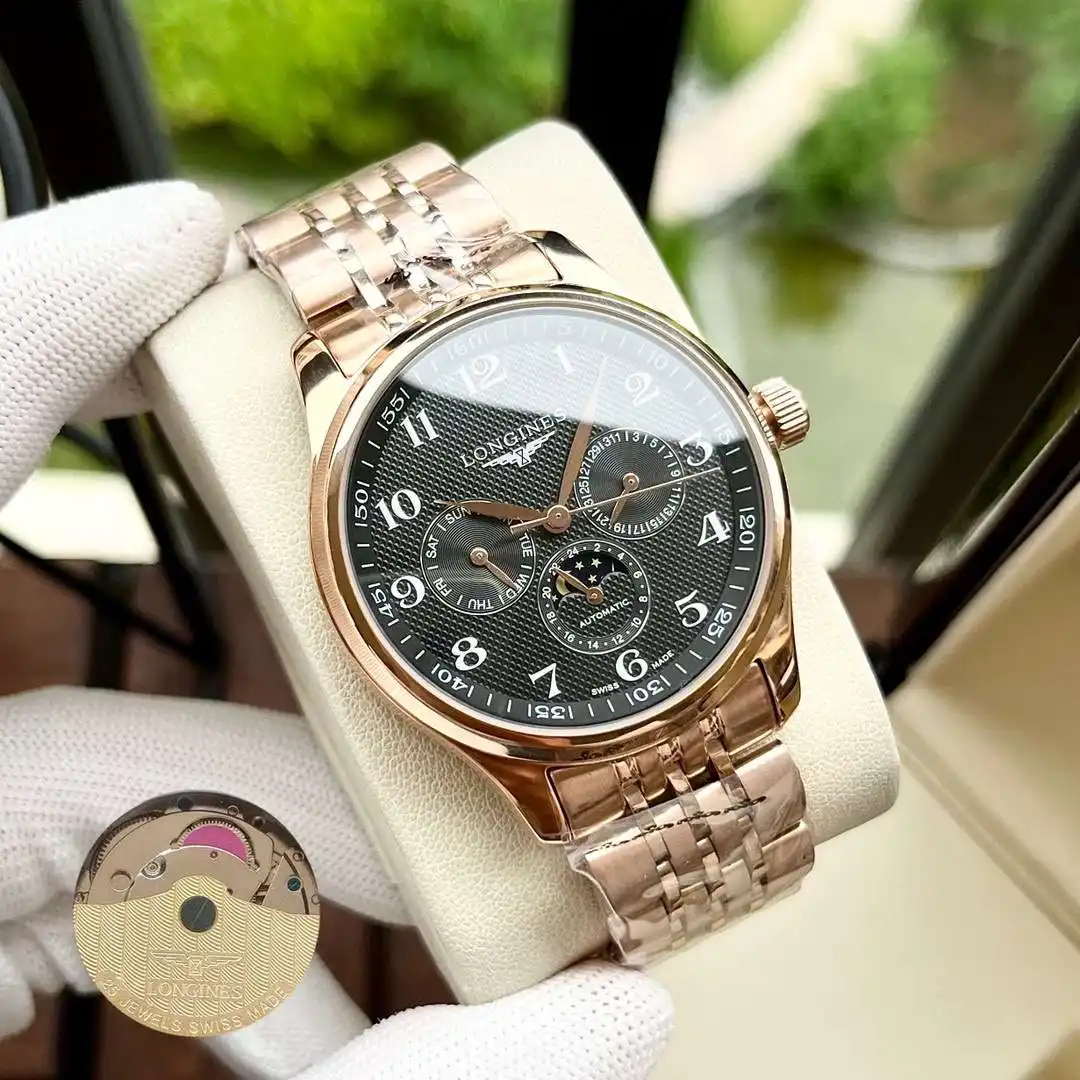 General Watches Watch, men's watch with original fully automatic mechanical movement, top 316 stainless steel case and strap, mineral super mirror, diameter 40mm KK ) view 6