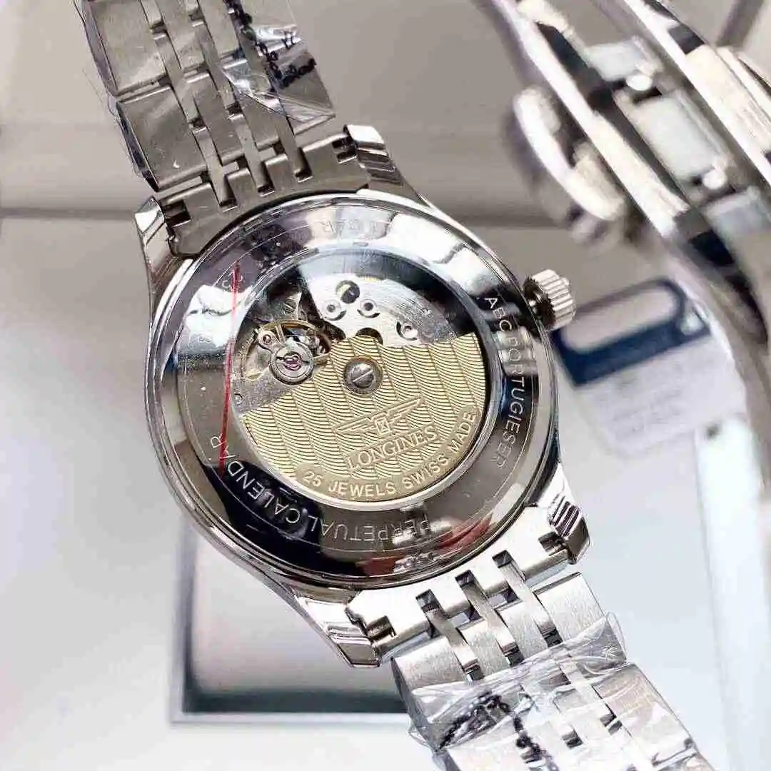 General Watches Longines Watch Men's Watch Paired with Original Fully Automatic Mechanical Movement Top Grade 316 Precision Steel Case with Mineral Super Strong Mirror Diameter 40mm KK04250 9 view 2
