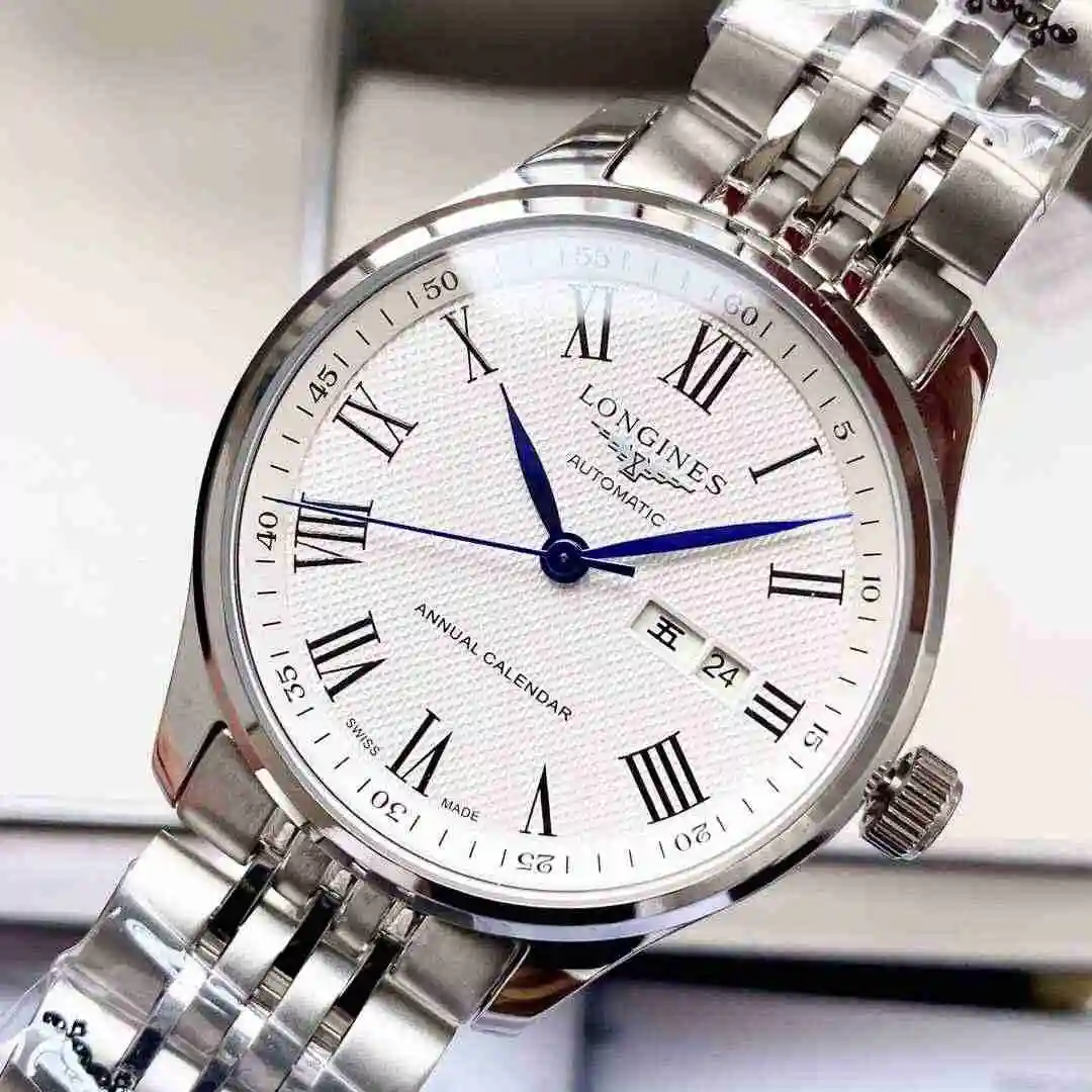 General Watches Longines Watch Men's Watch Paired with Original Fully Automatic Mechanical Movement Top Grade 316 Precision Steel Case with Mineral Super Strong Mirror Diameter 40mm KK04250 9 view 3