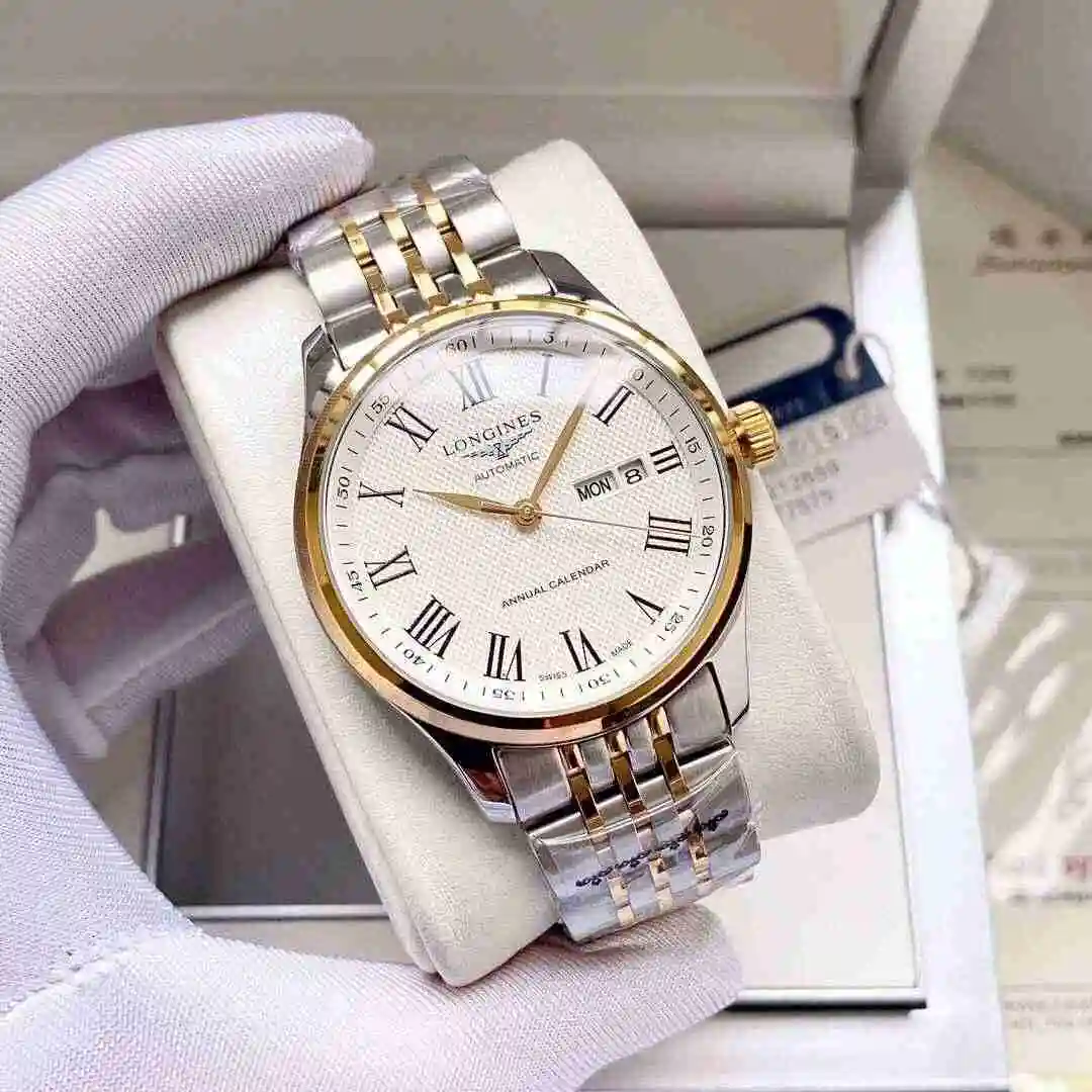 General Watches Longines Watch Men's Watch Paired with Original Fully Automatic Mechanical Movement Top Grade 316 Precision Steel Case with Mineral Super Strong Mirror Diameter 40mm KK04250 9 view 8