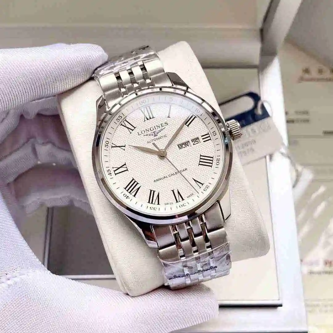 General Watches Longines Watch Men's Watch Paired with Original Fully Automatic Mechanical Movement Top Grade 316 Precision Steel Case with Mineral Super Strong Mirror Diameter 40mm KK04250 9 view 9